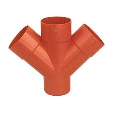 DERIVAZIONE DOPPIA 45° ARANCIO Ø 100